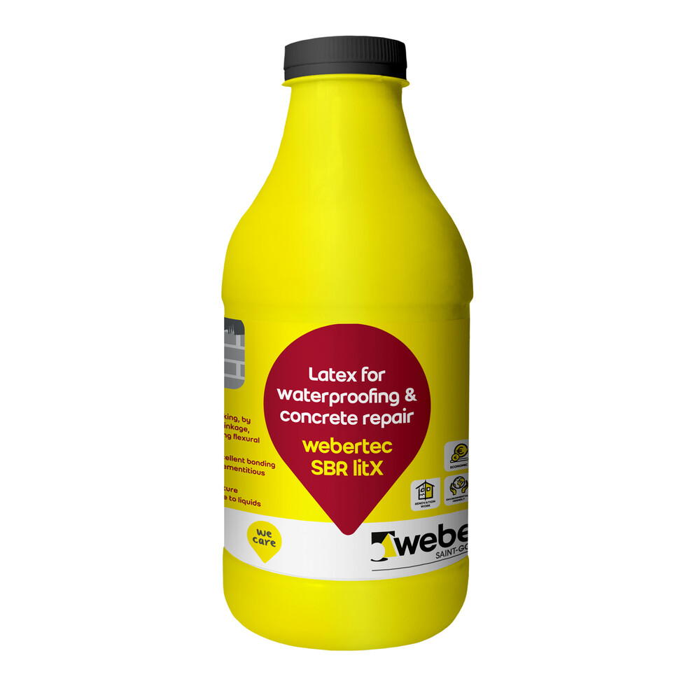 Concrete-Cement-Mortar-Webertec-SBR-Litx Concrete Cement Mortar-Webertec SBR Litx